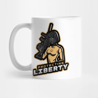 Lady With A Rifle Mug